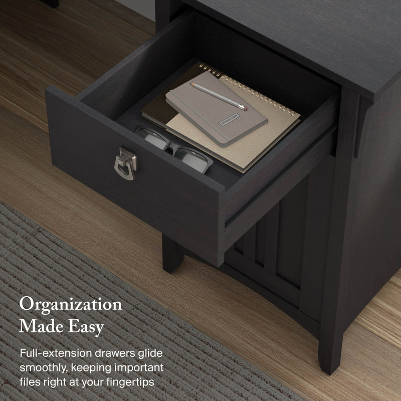 Inbox Zero Ozro L-Shaped Computer Desk & Reviews | Wayfair
